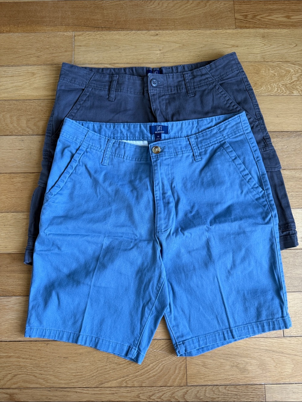 George Blue and grey Flat Men's Shorts bundle lot